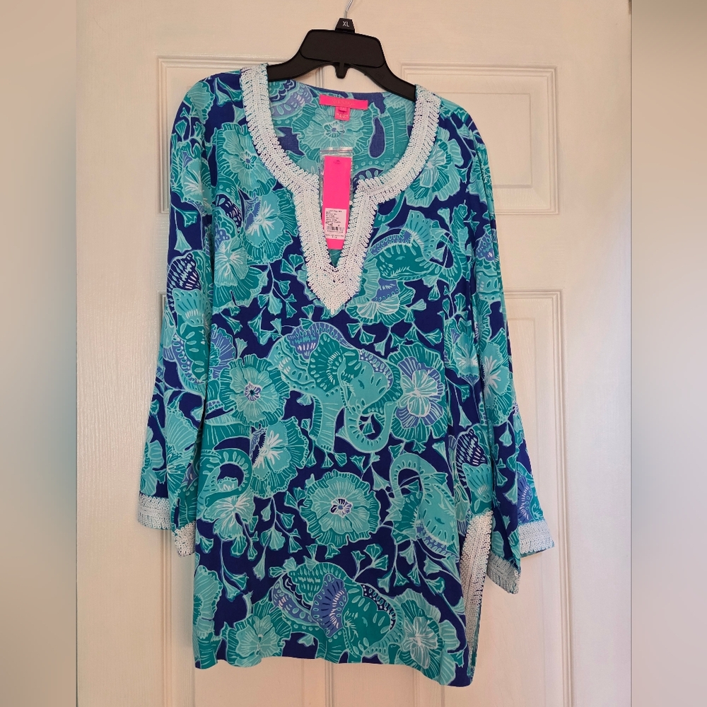 NWT Beautiful Lilly Pulitzer Renato Sequin Tunic